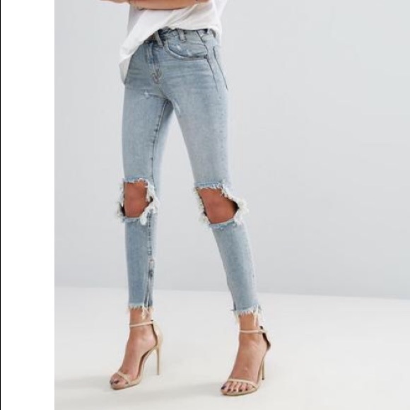 One Teaspoon Denim - ONE TEASPOON Freebirds Distressed Jeans